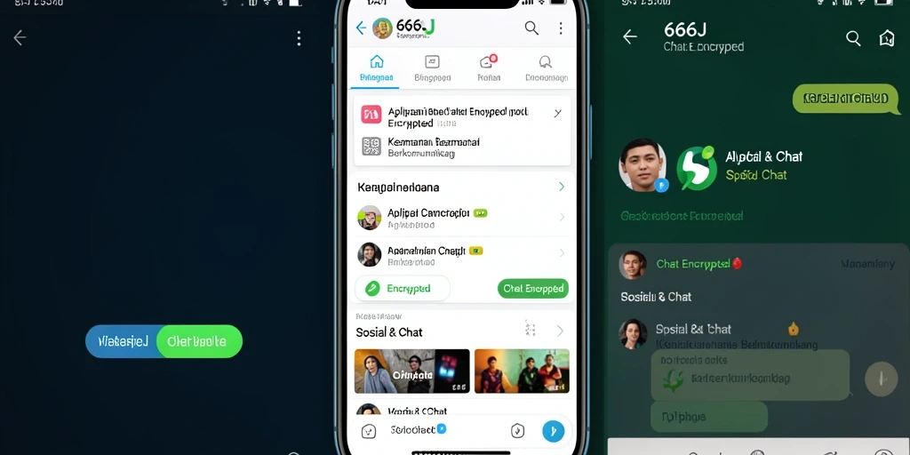 Tampilan antarmuka pengguna 666J yang modern dan ramah pengguna.