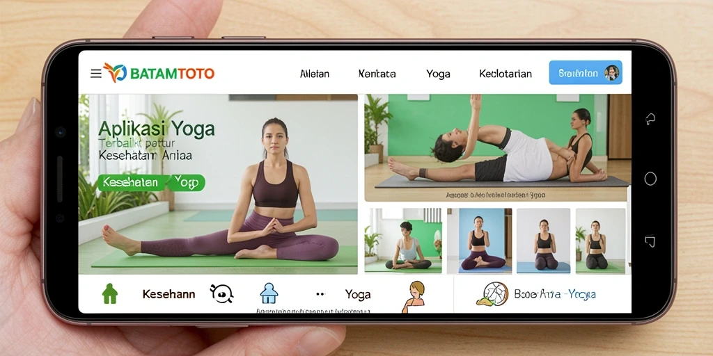 Tampilan antarmuka BATAMTOTO yang menawan dan fungsional untuk latihan Yoga.