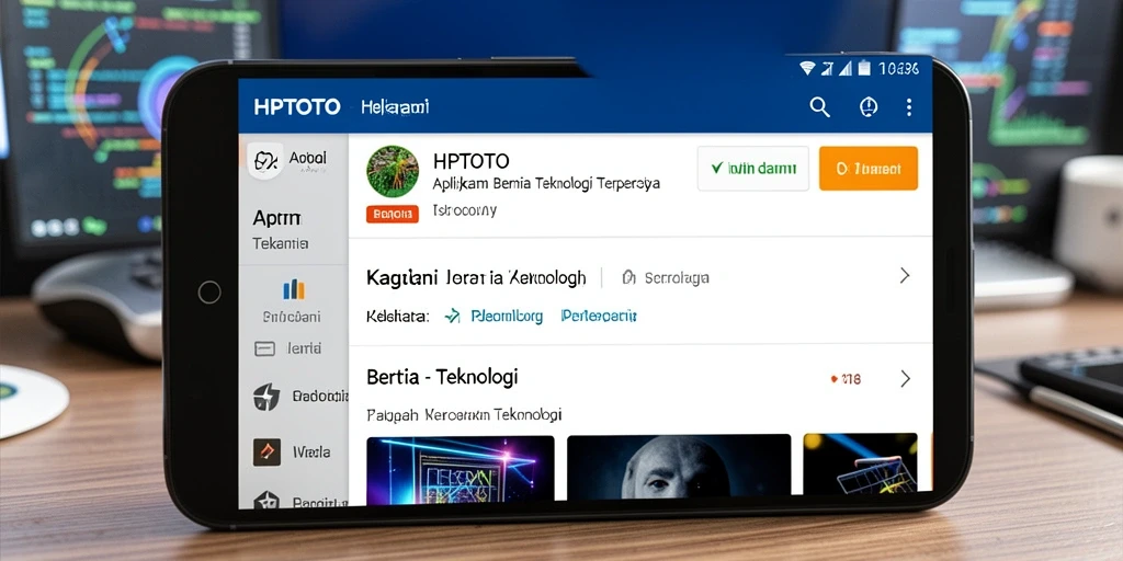 Tampilan antarmuka HPTOTO yang intuitif dan modern.