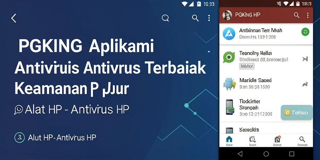 Tampilan antarmuka PGKING yang intuitif untuk perlindungan HP.