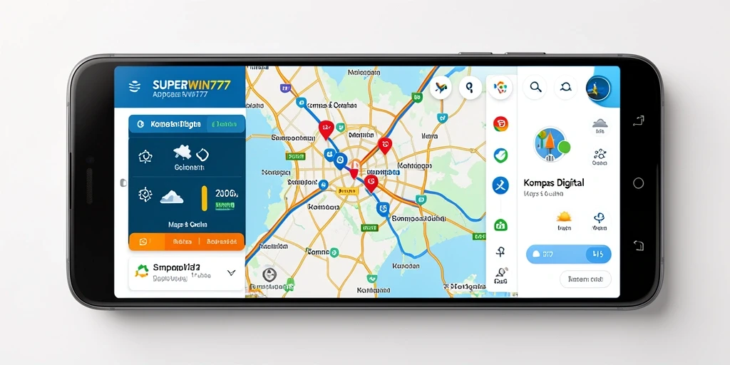 Antarmuka <strong>SUPERWIN777</strong> menampilkan kompas digital yang akurat dan mudah digunakan.