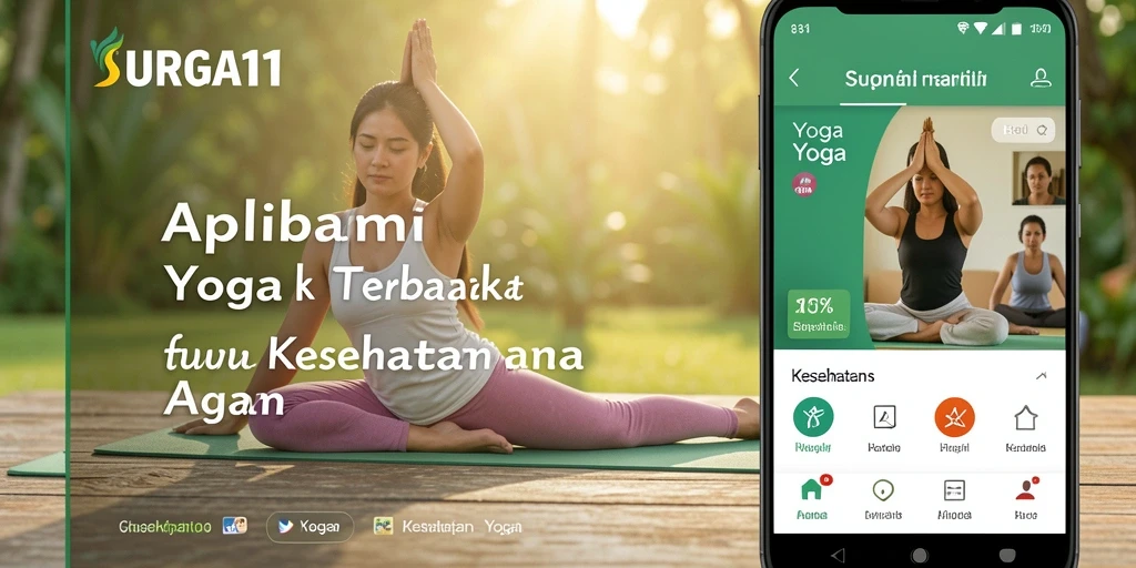 Antarmuka pengguna SURGA11 yang intuitif untuk praktik Yoga.