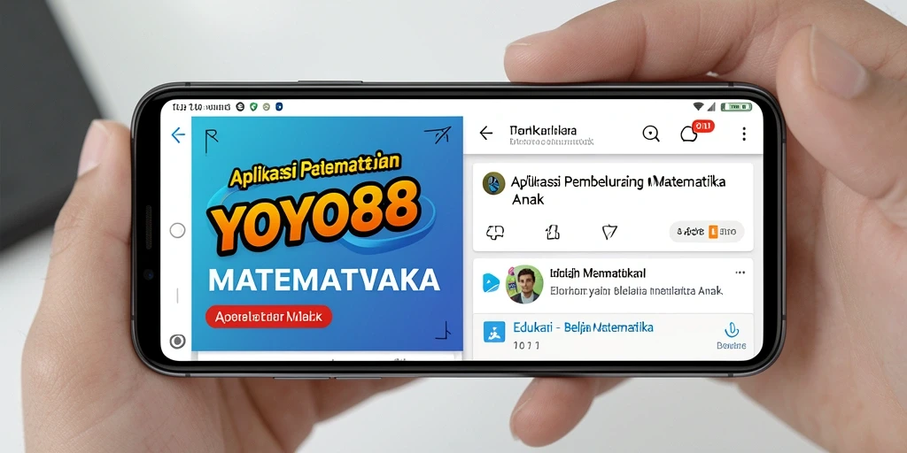 Tampilan antarmuka aplikasi YOYO88 yang menarik dan interaktif.